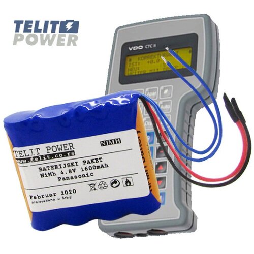 Telit Power Baterija NiMH 4.8V 1600mAh za COMPACT TEST COMPUTER VDO CTC II Cene