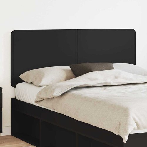 vidaXL uzglavlje s uzglavljem crni hrast 150 cm konstruirano drvo Cene