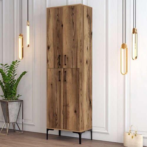Woody Fashion Walnut Walnut Shoe Cabinet Cene