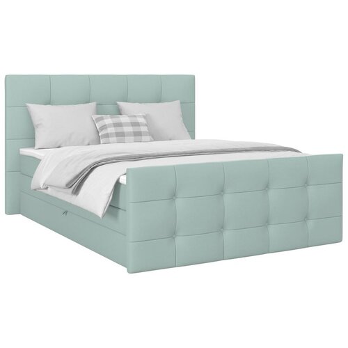 Modern Living Postelja Boxspring Josie-c, Žadasto Zelena, 180x200 Slike