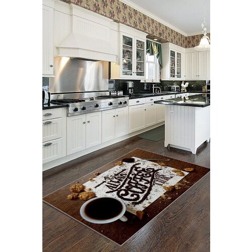  Staza za kuhinju sa gumenom podlogom 60x140cm - Coffee, KG-018 Cene