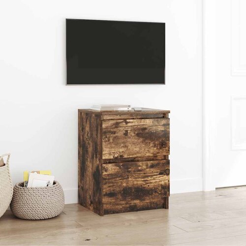 TV ormarić dimljeni hrast 40x35x54 cm inženjerski drvo Cijene