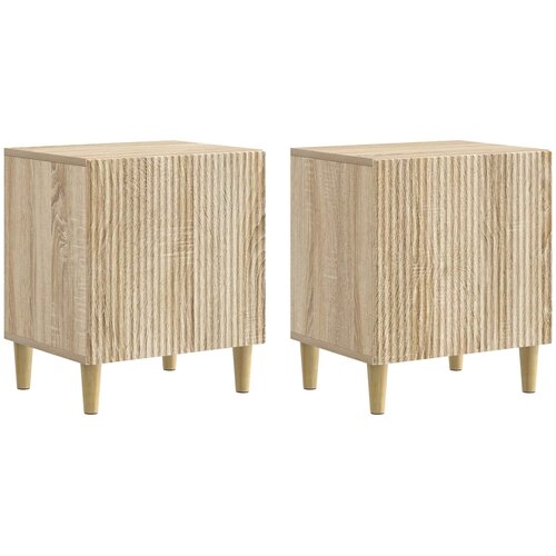 vidaXL Nočna omarica 2 pcs Sonoma hrast 43 x 34,5 x 50 cm, (5000209655) Cene