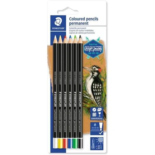 Staedtler Barvice super soft desigen journey 6/1, na blistru 10820BK6-C