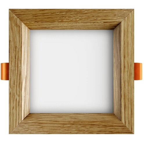 APLED - LED ugradna SQUARE WOODLINE LED/6W/230V 3000K 12x12 cm masivni hrast Slike