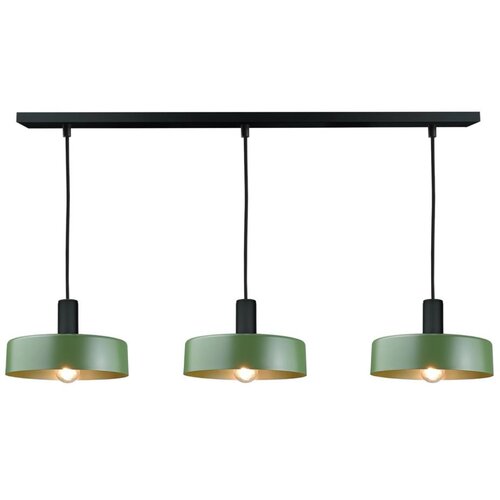  Luster na sajli HAKI 3xE27/60W/230V zelena/crna Cene