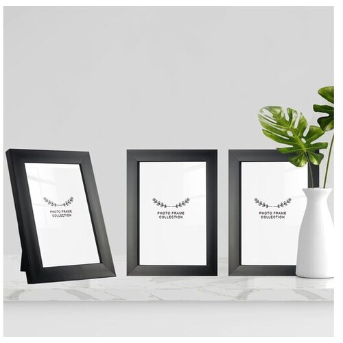 WALLXPERT Set okvira za slike 3SFC1017_1521, 15x21cm, 3 dijela, crni Cene
