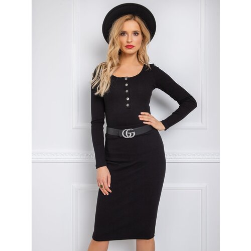 RUE PARIS Skirt-RV-SD-R3740.04-black Cene