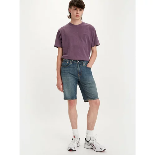 Levi's Jeans kratke hlače 398640100 Mornarsko modra Straight Fit