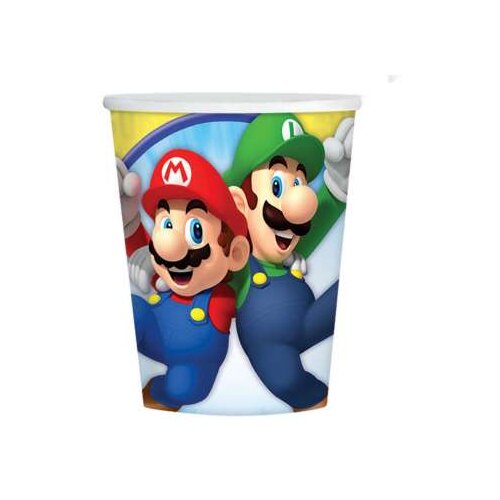 Amscan CASA 250 ML SUPER MARIO 8 KOM Cijene