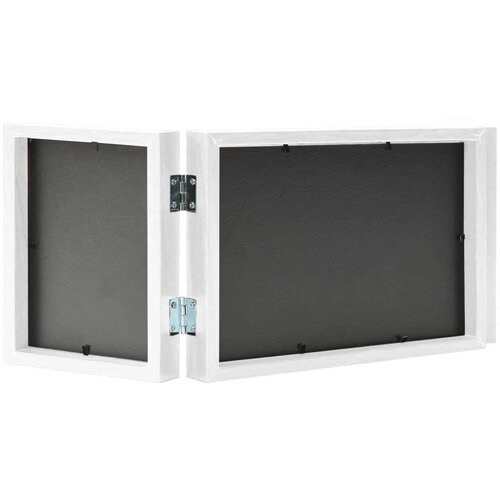 VidaXL 3-delni foto okvir bel 28x18 cm + 2x(13x18 cm) Slike