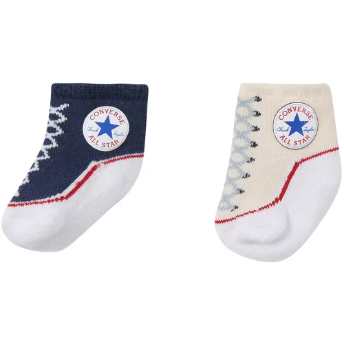 Converse Čarape 'CHUCK' bež / mornarsko plava / crvena / bijela