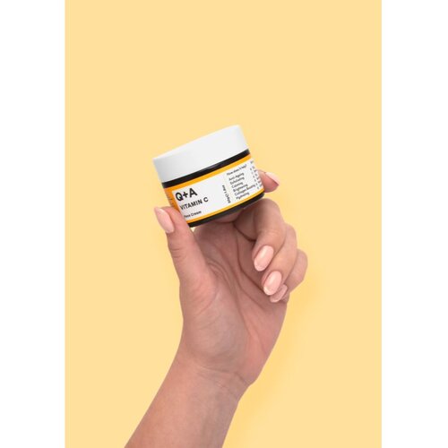 Q+A Vitamin C hidratantna i posvjetljujuća krema za lice bez parfema 50 g Slike
