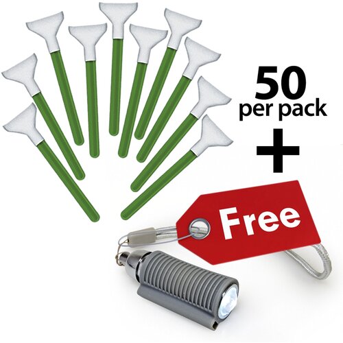 VISIBLE DUST MXD100 Green 1.0x Vswabs bulk 50 pcs. Slike