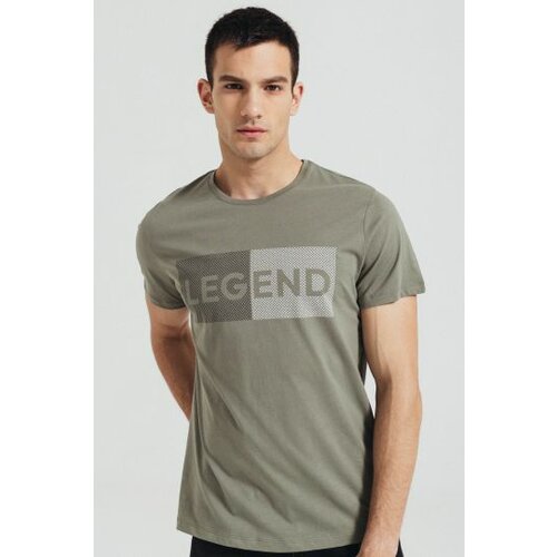 Legendww muška pamučna majica u maslinasto zelenoj boji 6403-9368-15 Slike