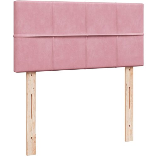 Box spring krevet s madracem ružičasti 90x190 cm bar&amp;scaron;unasti Slike
