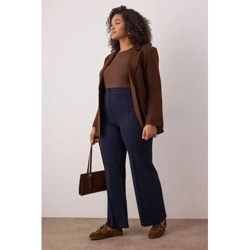 Trendyol Ženske pantalone Tbbaw26Ar00029, Tamnoplave Cene