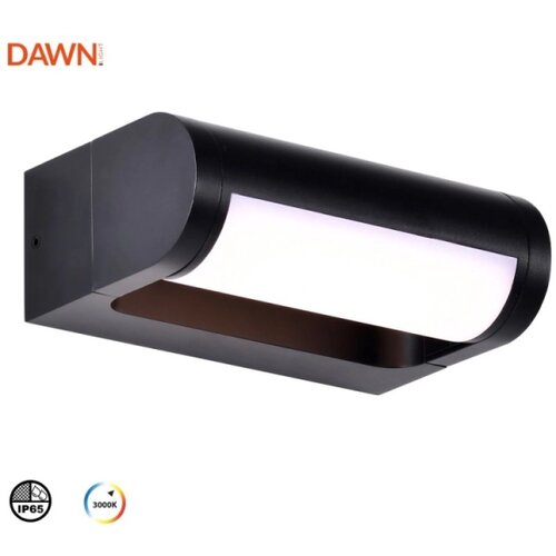 Dawn led svetiljka 1018 zidna 12W 3000K IP65 crna Slike