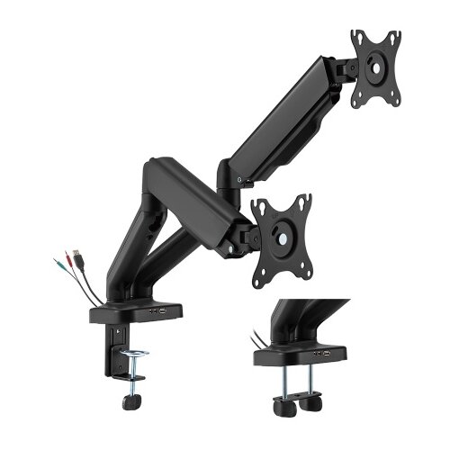  LDT46-C024UE Desk Mount 2x17"-32",do 9 kg,Tilt: 180&#176;,Rotacija:360&#176;,Zaokret:180&#176;,VESA100 x100 Cene