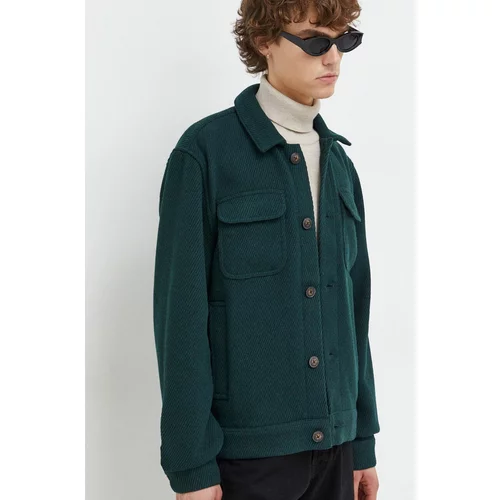 Les Deux Srajčna jakna zelena barva