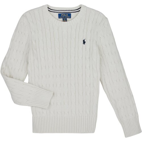 Polo Ralph Lauren Puloverji LS CABLE CN-TOPS-SWEATER Bež Slike