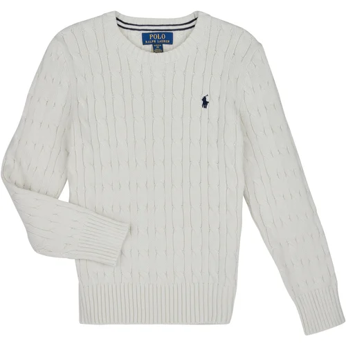 Polo Ralph Lauren Puloverji LS CABLE CN-TOPS-SWEATER Bež