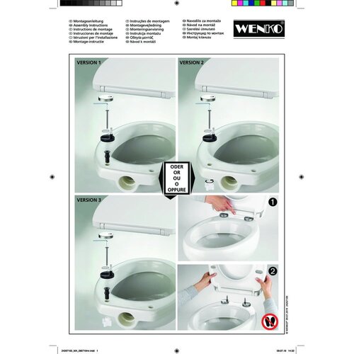 Wenko WC daska s automatskim zatvaranjem 36,5 x 45 cm Sereno &amp;ndash; Slike
