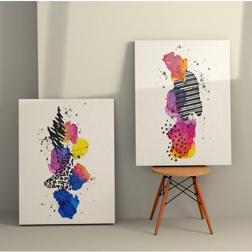Wallity zidna dekoracija 2KNV4265, 70 x 100cm, 2 komada Cene