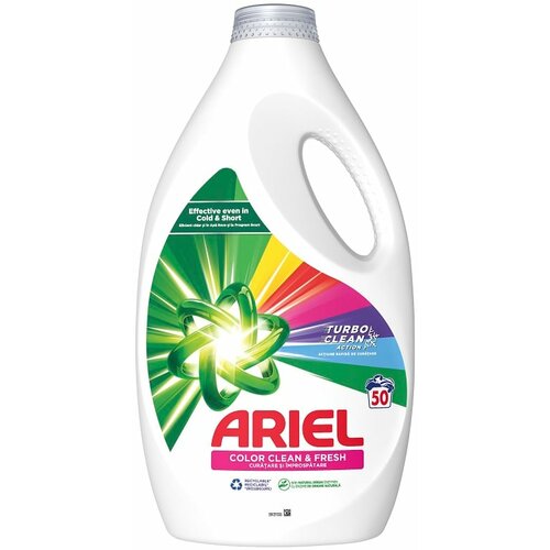 Ariel Color Clean & Fresh tečni deterdžent za veš, 50 pranja, 2.5l Cene