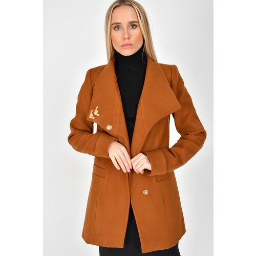 Dewberry Z6634 LADIES' COAT-CAMEL Cijene