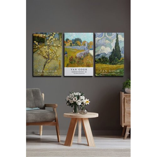 Wallity slika Ersycnvs16, 40x60 cm, 3 dijela Slike