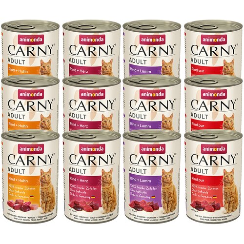  Varčno pakiranje animonda Carny Adult 12 x 400 g - Kreacije z govedino Cene
