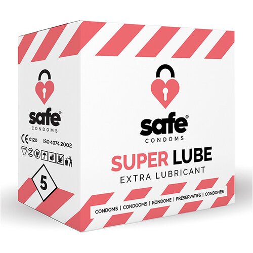 SAFE Super Lube - ekstra sklizak kondom (5 kom) Cijene