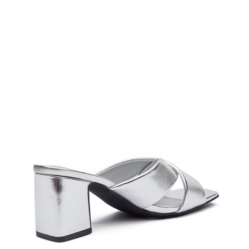 Orsay Silver women's heeled slippers - Women's Cene