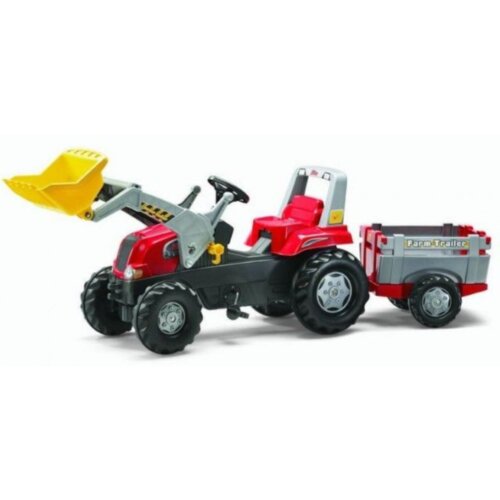 Rolly Toys traktor rolly junior sa kašikom i prikolicom (811397) Cene