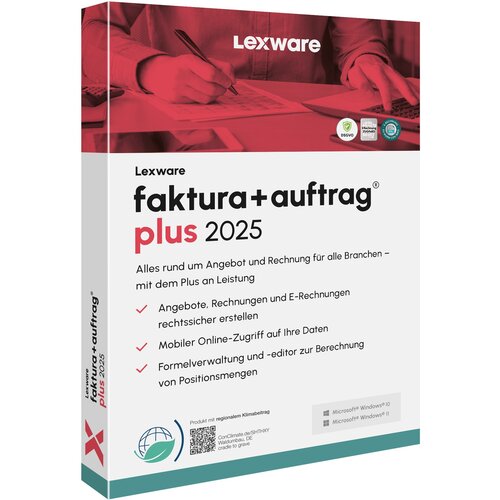 LEXWARE Faktura+Auftrag Plus 2025 - 1 Device, ABO - ESD-DownloadESD&amp;quot; Slike
