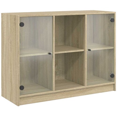 Maison Chic Komoda - Predalnik sonoma hrast 102x37x75,5 cm inženirski le, (21717708) Slike