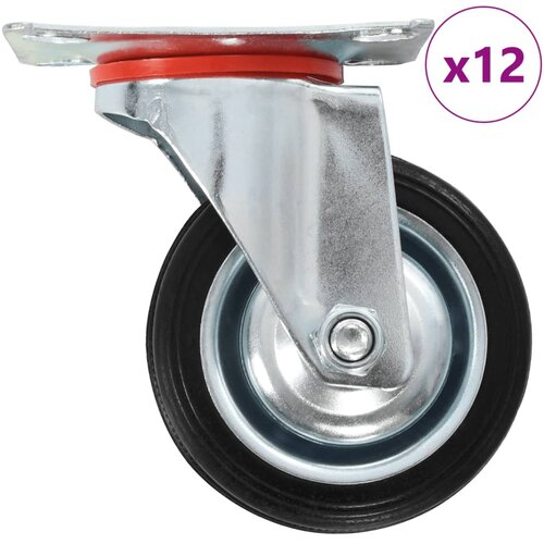 vidaXL Okretni kotačići 12 kom 75 mm Cijene
