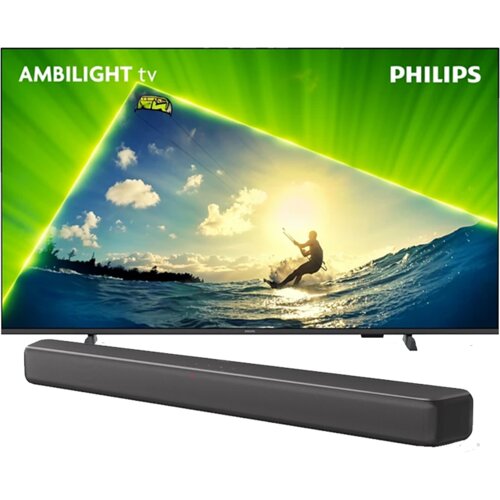 TV Philips 65"PUS8209 4K QLED Ambilight 3 strane; Titan OS; Pixel Precise Ultra HD, 65PUS8209, + Philips TAB5109/10 soundbar Cijene