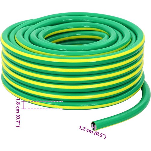 Vrtno crijevo 5-slojno Zelena i žuta 1 / 2&amp;#039;&amp;#039; 30 m PVC Slike
