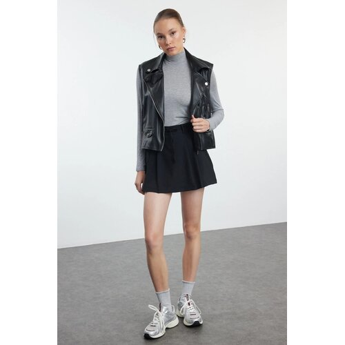 TRENDYOLMILLA ženska suknja Twoaw25Sr00035, crna-crna Cene