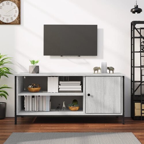 The Living Store TV omarica siva sonoma 100x40x45 cm inženirski les - TV Omarica, (21738306) Slike