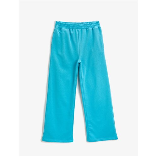 Koton Sweatpants - Turquoise - Straight Slike