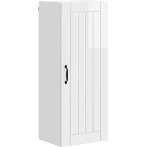  Ormar za Zid Lucca Bijela visokog sjaja 40 x 31 x 100 cm Slike