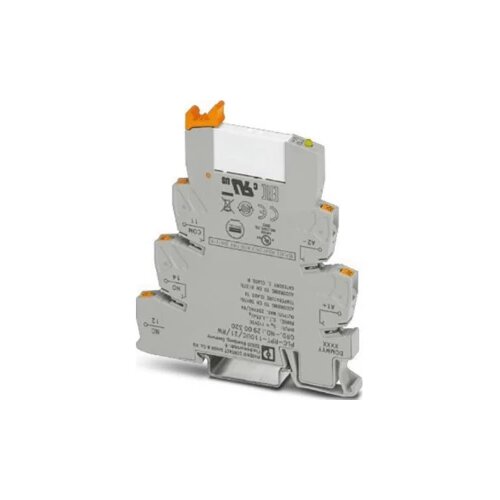  Relejni modul 1 St. Phoenix Contact PLC-RPT-110UC/21/RW Nazivni napon: 110 V/DC Prebacivanje struje (maks.): 6 A 1 prebacivanje Slike