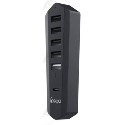 Ipega Priključna stanica USB HUB PG-P5S003 za PS5 Slim, Crna Cene