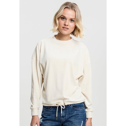 Urban Classics Women&amp;#039;s Oversized Velvet Crew Sand Slike