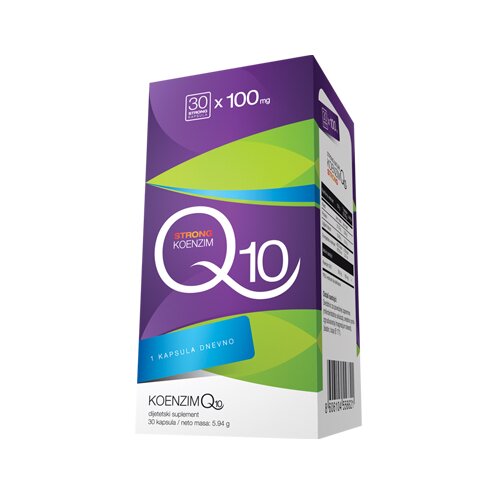 Strong Nature Koenzim Q10, 100mg, 30 kapsula Slike