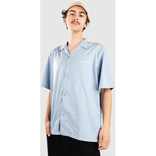 Carhartt WIP Srajca S/S Delray Shirt UNISEX Frosted Blue/ White S Cene