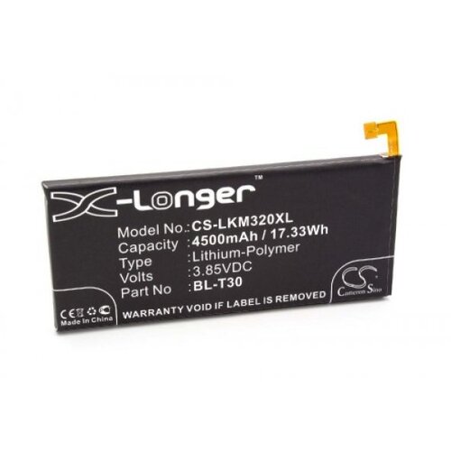 VHBW Baterija za LG K10 Power / Fiesta / X Power 2, 4500 mAh Slike